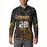 Personalized Texas State Pride Button Sweatshirt Urban Graffiti Style - Longhorn Skull - Oil Derrick Graphic