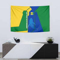 Saint Vincent and the Grenadines Flag Wave Map Tapestry Caribbean Island Pride Pullover - Wonder Print Shop