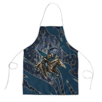 Buffalo Soldiers 10th Cavalry Regiment Ride Or Die Apron Patriotic Military Heritage Distressed City Skyline Graphic Art