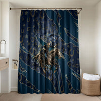 Buffalo Soldiers 10th Cavalry Regiment Ride Or Die Bathroom Set Patriotic Military Heritage Distressed City Skyline Graphic Art