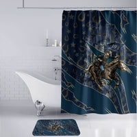 Buffalo Soldiers 10th Cavalry Regiment Ride Or Die Bathroom Set Patriotic Military Heritage Distressed City Skyline Graphic Art