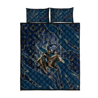 Buffalo Soldiers 10th Cavalry Regiment Ride Or Die Quilt Bed Set Patriotic Military Heritage Distressed City Skyline Graphic Art
