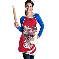 Austria National Day Flag Apron Austrian Heritage Eagle Edelweiss Patriotic Landmarks