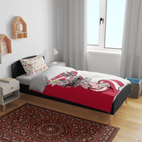 Austria National Day Flag Bedding Set Austrian Heritage Eagle Edelweiss Patriotic Landmarks