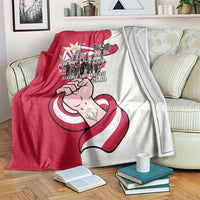 Austria National Day Flag Blanket Austrian Heritage Eagle Edelweiss Patriotic Landmarks