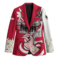Austria National Day Flag Blazer Austrian Heritage Eagle Edelweiss Patriotic Landmarks