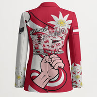 Austria National Day Flag Blazer Austrian Heritage Eagle Edelweiss Patriotic Landmarks