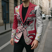 Austria National Day Flag Blazer Austrian Heritage Eagle Edelweiss Patriotic Landmarks