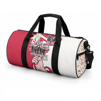 Austria National Day Flag Duffle Bag Austrian Heritage Eagle Edelweiss Patriotic Landmarks