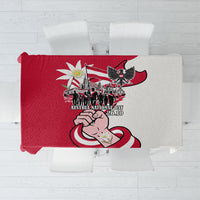 Austria National Day Flag Tablecloth Austrian Heritage Eagle Edelweiss Patriotic Landmarks