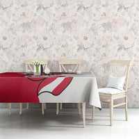 Austria National Day Flag Tablecloth Austrian Heritage Eagle Edelweiss Patriotic Landmarks