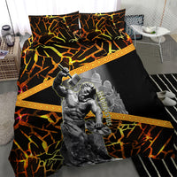 Hephaestus Greek God Bedding Set Ancient Greek Mythology Forge Fire Classical Sculpture Art