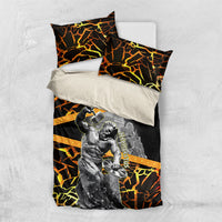 Hephaestus Greek God Bedding Set Ancient Greek Mythology Forge Fire Classical Sculpture Art