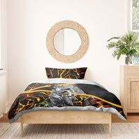 Hephaestus Greek God Bedding Set Ancient Greek Mythology Forge Fire Classical Sculpture Art