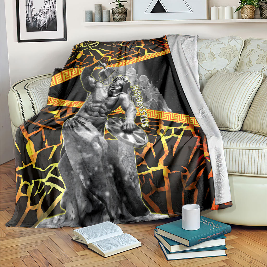 Hephaestus Greek God Blanket Ancient Greek Mythology Forge Fire Classical Sculpture Art