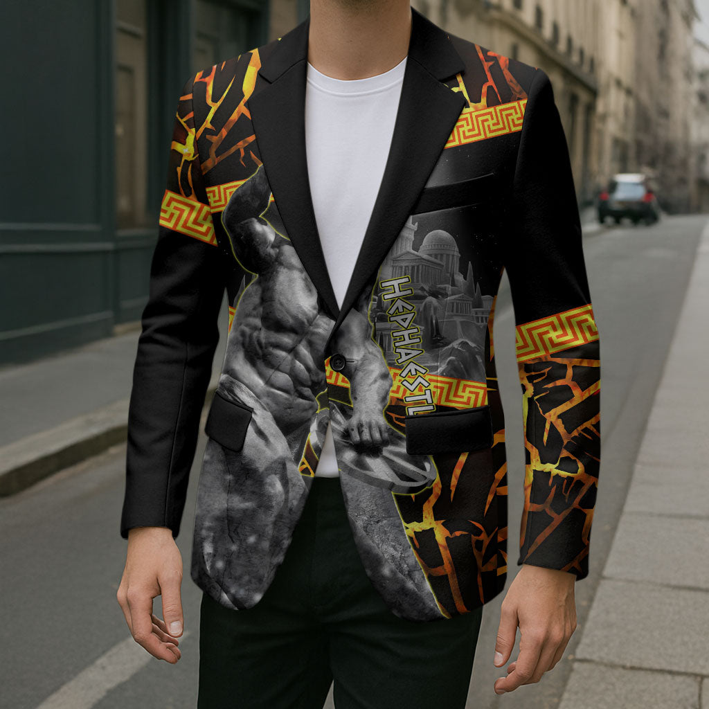 Hephaestus Greek God Blazer Ancient Greek Mythology Forge Fire Classical Sculpture Art