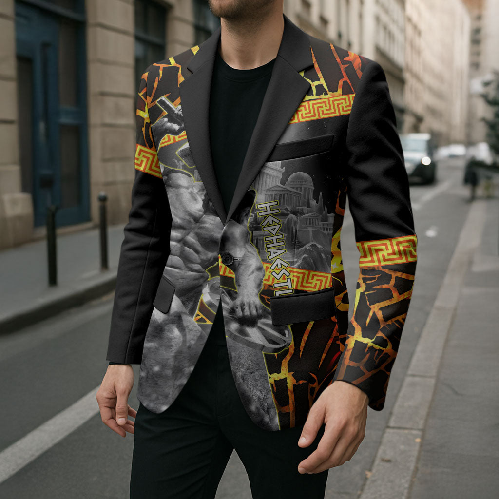 Hephaestus Greek God Blazer Ancient Greek Mythology Forge Fire Classical Sculpture Art