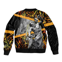 Hephaestus Greek God Bomber Jacket Ancient Greek Mythology Forge Fire Classical Sculpture Art