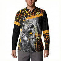 Hephaestus Greek God Button Sweatshirt Ancient Greek Mythology Forge Fire Classical Sculpture Art