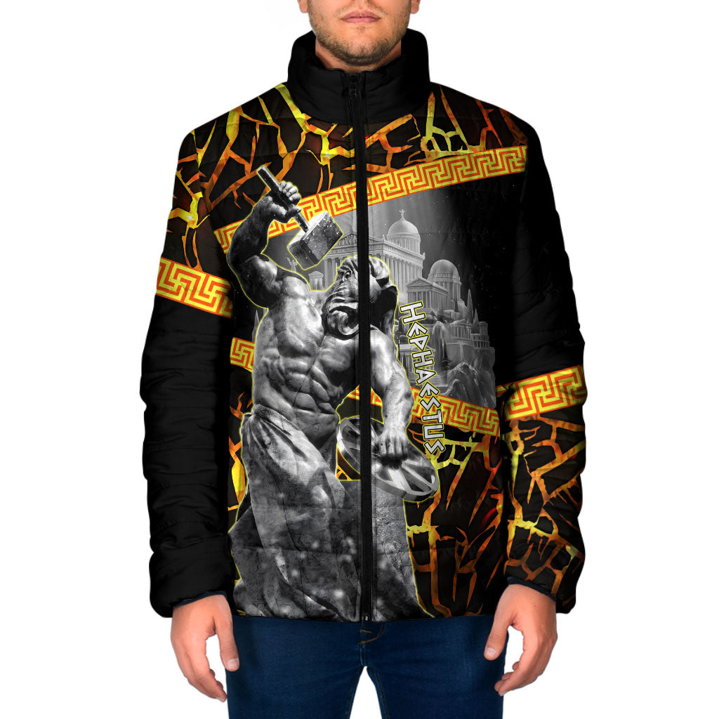 Hephaestus Greek God Padded Jacket Ancient Greek Mythology Forge Fire Classical Sculpture Art