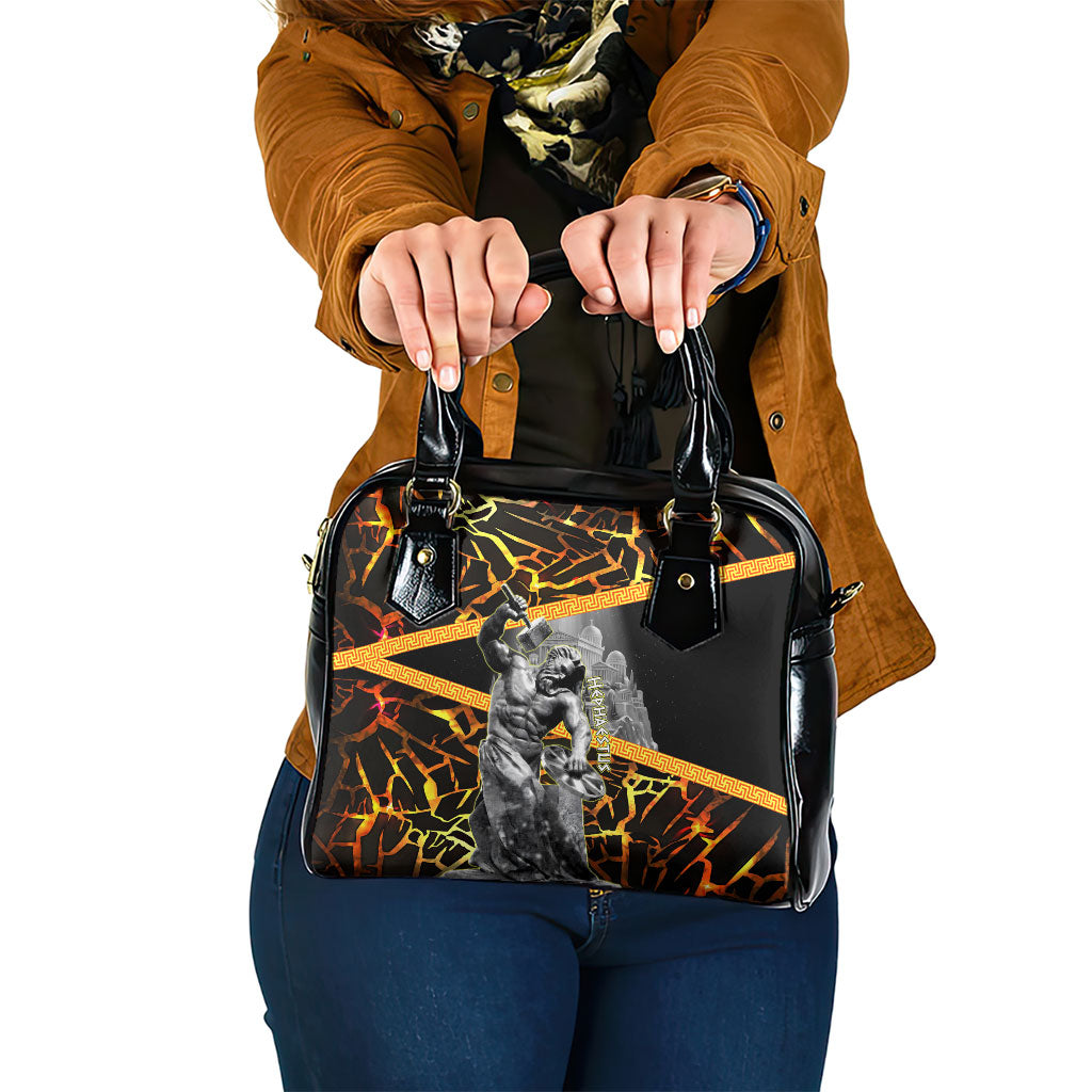Hephaestus Greek God Shoulder Handbag Ancient Greek Mythology Forge Fire Classical Sculpture Art