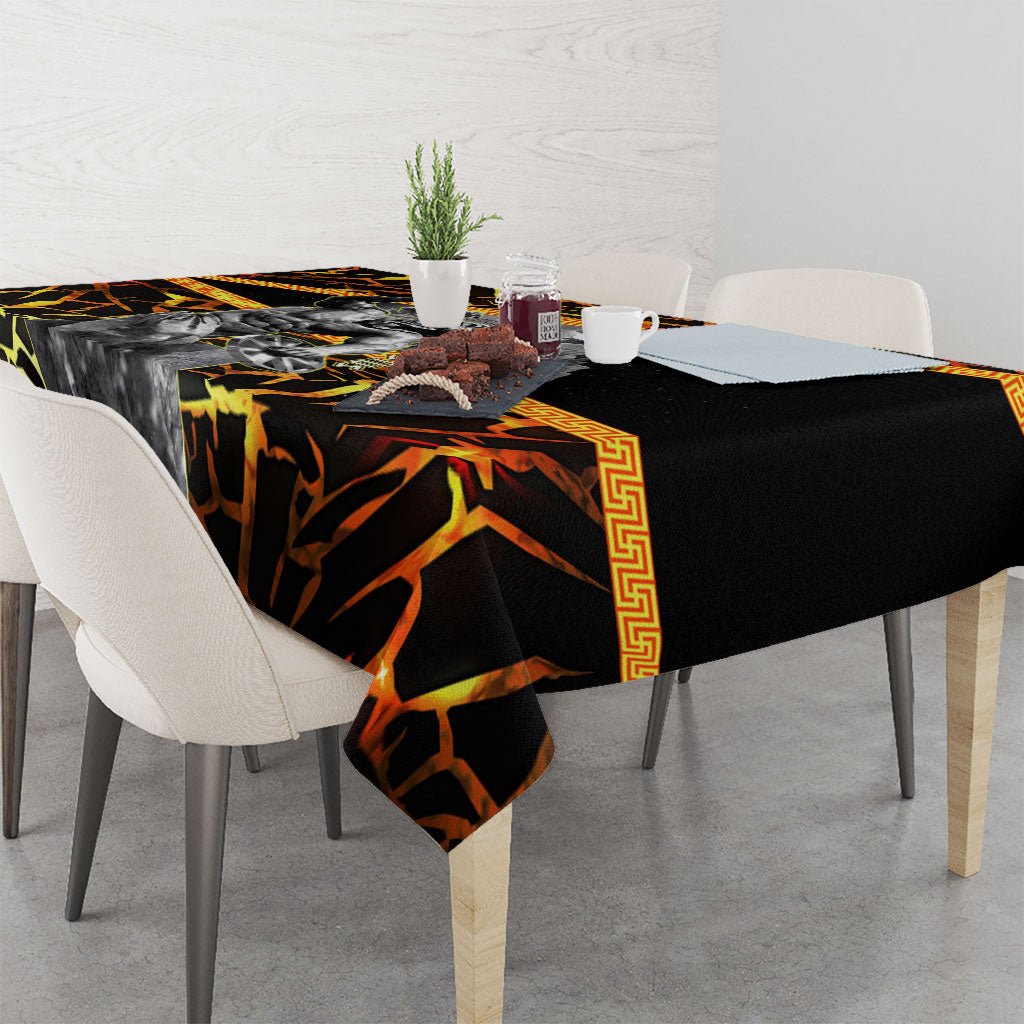 Hephaestus Greek God Tablecloth Ancient Greek Mythology Forge Fire Classical Sculpture Art