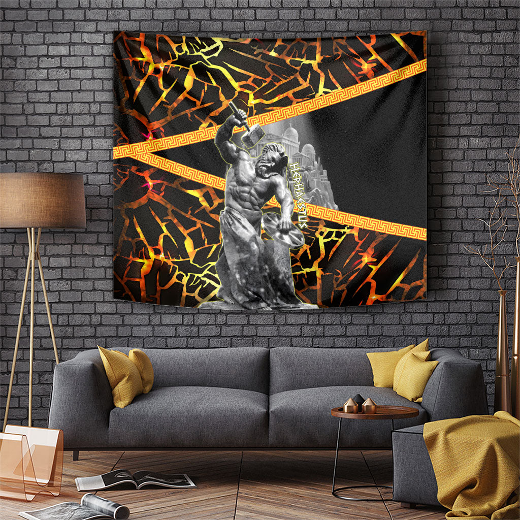 Hephaestus Greek God Tapestry Ancient Greek Mythology Forge Fire Classical Sculpture Art
