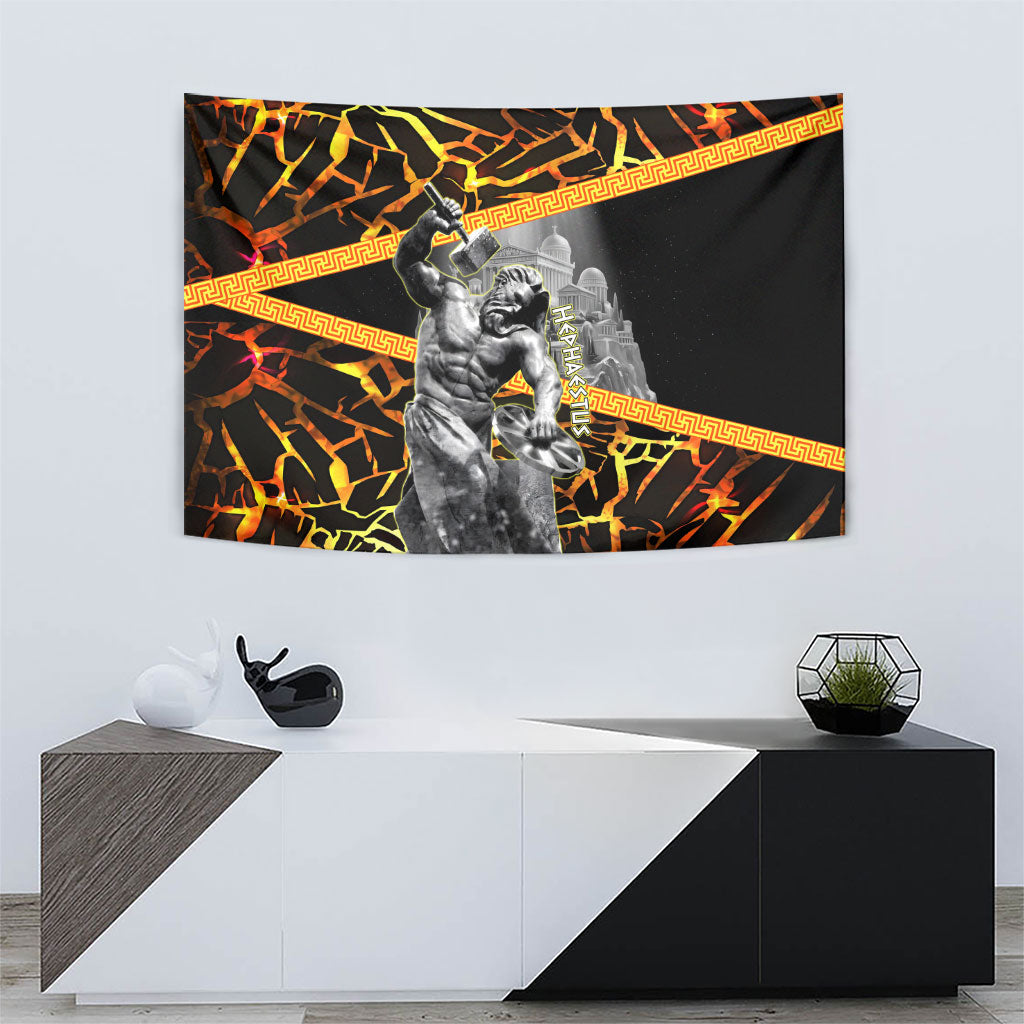 Hephaestus Greek God Tapestry Ancient Greek Mythology Forge Fire Classical Sculpture Art