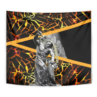 Hephaestus Greek God Tapestry Ancient Greek Mythology Forge Fire Classical Sculpture Art