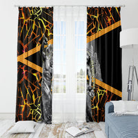 Hephaestus Greek God Window Curtain Ancient Greek Mythology Forge Fire Classical Sculpture Art