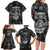 Cowboy Skull Family Matching Long Sleeve Bodycon Dress and Hawaiian Shirt Cowboy Take Me Away - Wonder Print Shop