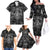 Cowboy Skull Family Matching Off Shoulder Long Sleeve Dress and Hawaiian Shirt Cowboy Take Me Away - Wonder Print Shop