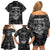 Cowboy Skull Family Matching Off Shoulder Short Dress and Hawaiian Shirt Cowboy Take Me Away - Wonder Print Shop