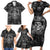 Cowboy Skull Family Matching Short Sleeve Bodycon Dress and Hawaiian Shirt Cowboy Take Me Away - Wonder Print Shop