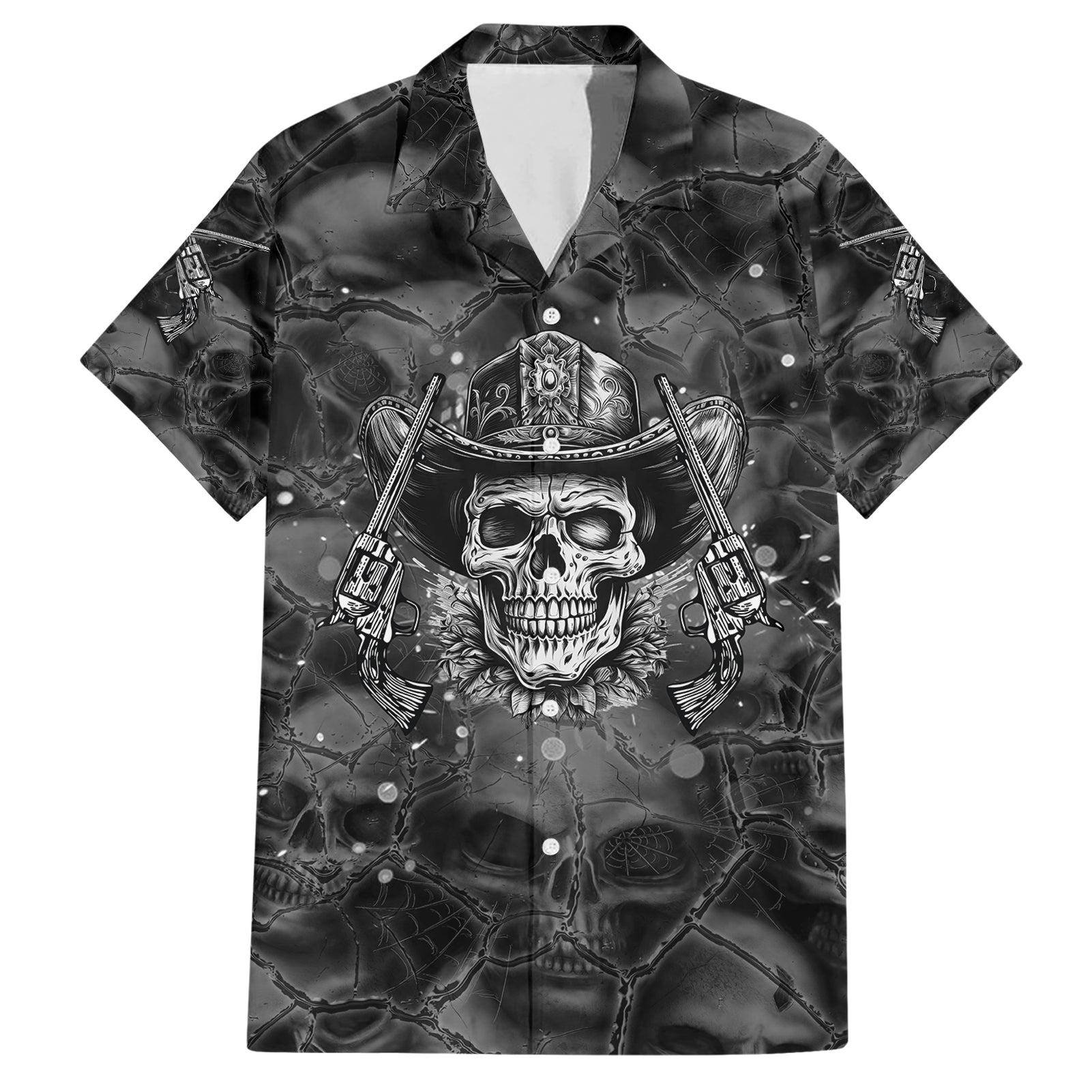 Cowboy Skull Hawaiian Shirt Cowboy Take Me Away - Wonder Print Shop