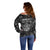 Cowboy Skull Off Shoulder Sweater Cowboy Take Me Away - Wonder Print Shop