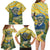 Vincent Van Gogh Skull Family Matching Long Sleeve Bodycon Dress and Hawaiian Shirt - Wonder Print Shop