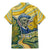 Vincent Van Gogh Skull Family Matching Mermaid Dress and Hawaiian Shirt - Wonder Print Shop