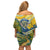 Vincent Van Gogh Skull Family Matching Off Shoulder Short Dress and Hawaiian Shirt - Wonder Print Shop