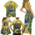 Vincent Van Gogh Skull Family Matching Short Sleeve Bodycon Dress and Hawaiian Shirt - Wonder Print Shop