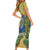 Vincent Van Gogh Skull Family Matching Short Sleeve Bodycon Dress and Hawaiian Shirt - Wonder Print Shop