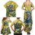 Vincent Van Gogh Skull Family Matching Summer Maxi Dress and Hawaiian Shirt - Wonder Print Shop