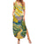 Vincent Van Gogh Skull Family Matching Summer Maxi Dress and Hawaiian Shirt - Wonder Print Shop