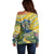 Vincent Van Gogh Skull Off Shoulder Sweater - Wonder Print Shop