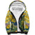 Vincent Van Gogh Skull Sherpa Hoodie - Wonder Print Shop