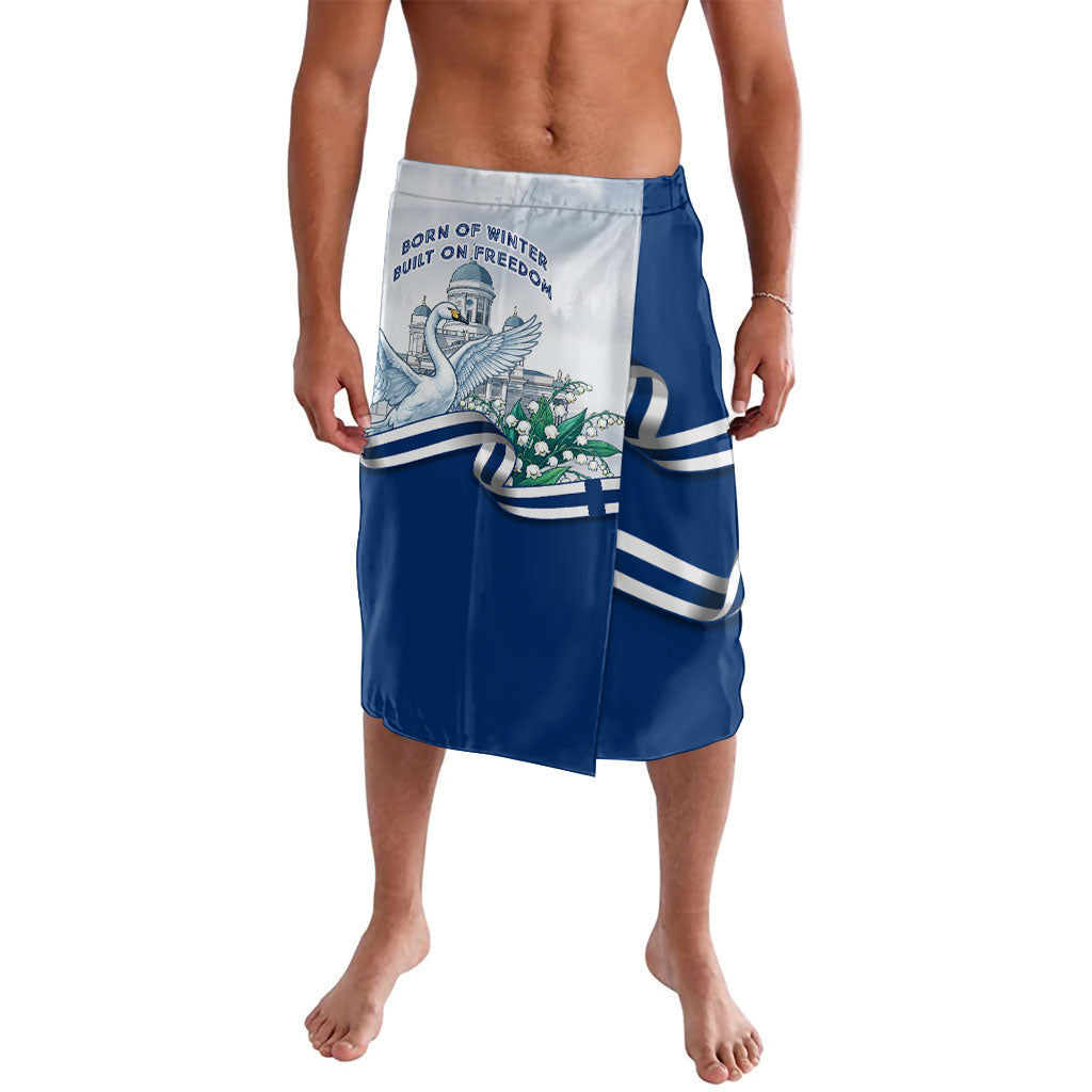 Finland Independence Day Lavalava Finnish Flag Crest Swan Helsinki Cathedral Lily Of Valley