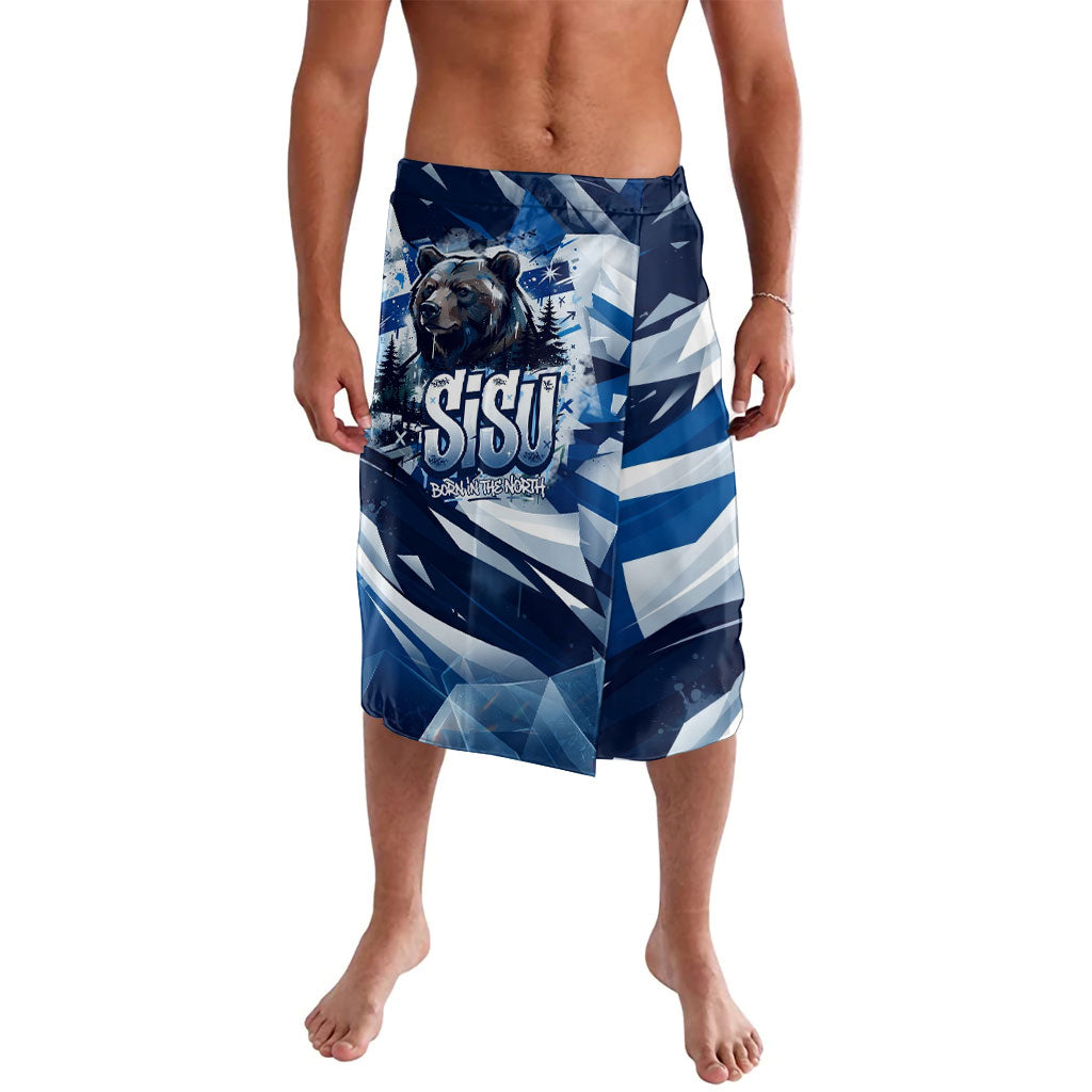 Finland Independence Day Lavalava Sisu Bear Graphic Born In The North Patriotic