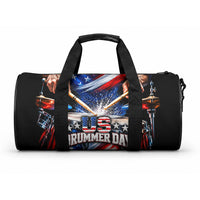US Drummer Day Duffle Bag American Flag Snare Drum Splash
