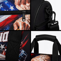 US Drummer Day Duffle Bag American Flag Snare Drum Splash