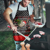 Sloth All I Want For Christmas Apron Xmas Holiday Patterns - Wonder Print Shop